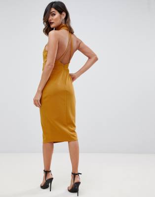 asos ochre dress