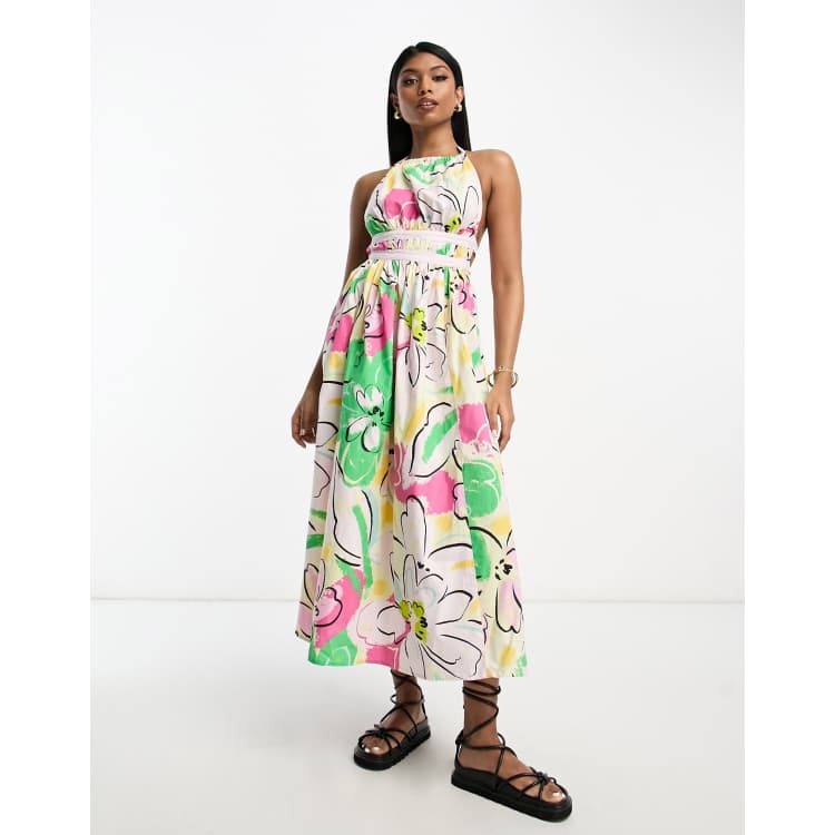 J crew silk maxi hot sale sarong dress in paisley
