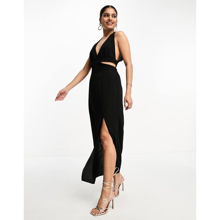 Asos halter store neck dress