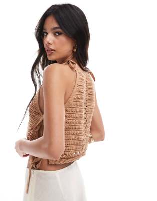 ◆MUCENT◆ Simone Set-Up Hopi Halter Neck Crop Nashi P00000Z MUSINSA | MUCENT Simone Set-Up Hopi Halter Neck Crop Nashi