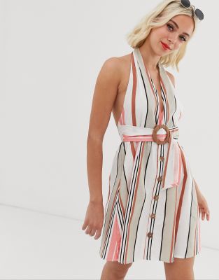 asos halter neck dress