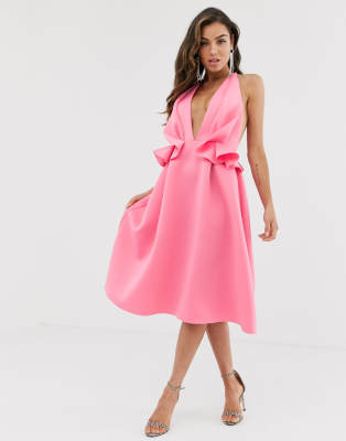 asos midi skater dress