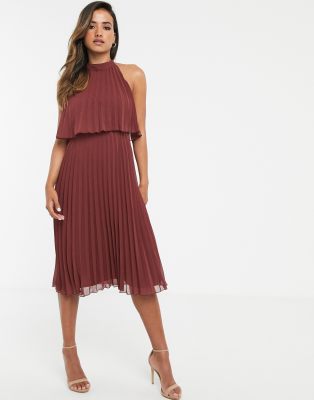 asos halter neck dress