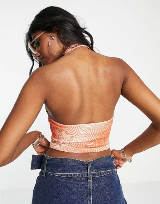 glitter halter tops