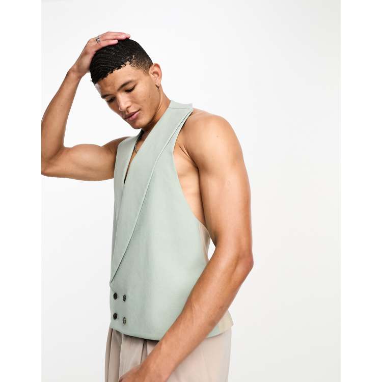 Mens waistcoat asos hotsell