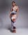 ASOS DESIGN - Halterneck-maxikjole med abstrakt print i mesh - view 1