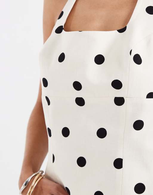 ASOS DESIGN - Haltertop met print, deel van co-ord set, 4 van 4