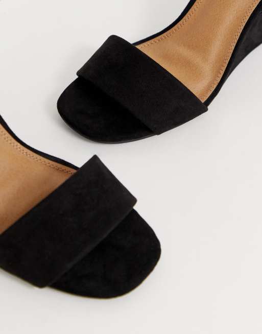 ASOS DESIGN – Hammock – Minimalistische Schuhe mit Keilabsatz und Beinschnürung in Schwarz, 4 von 4
