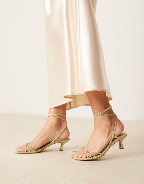 ASOS DESIGN - Hammock - Sandales à bride et petit talon - Pistache - view 1