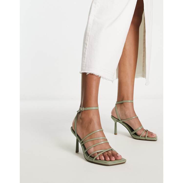 Asos store green sandals