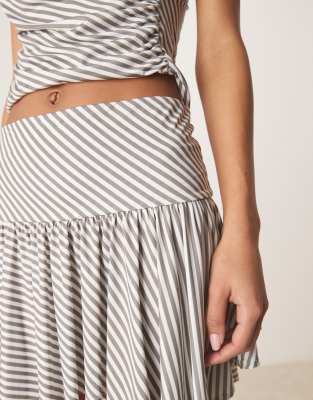 Asos Design Handkerchief Hem Skirt