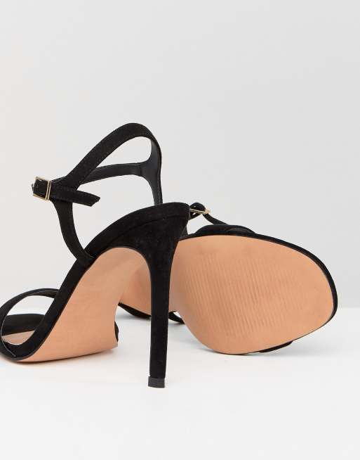 Asos design hands down barely sale there heeled sandals