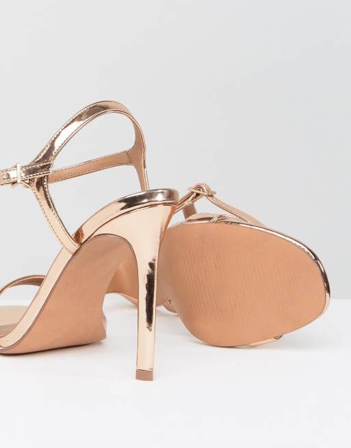 Asos design hands down barely sale there heeled sandals