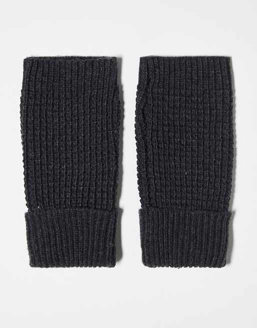 ASOS DESIGN – Handstulpen in Anthrazit