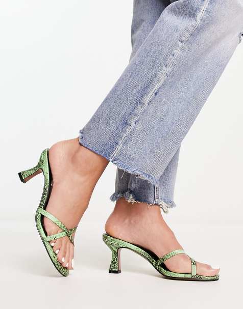 Sandales vertes sale