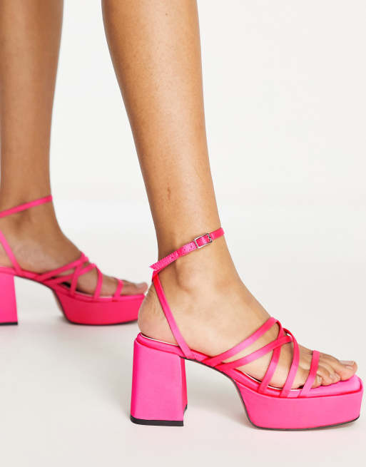 Asos cheap pink sandals