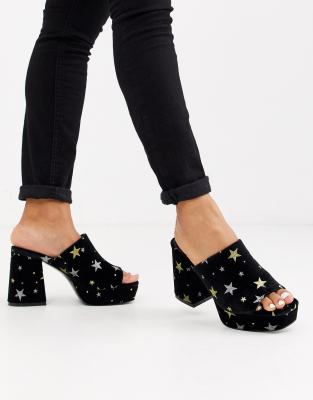 asos black mules