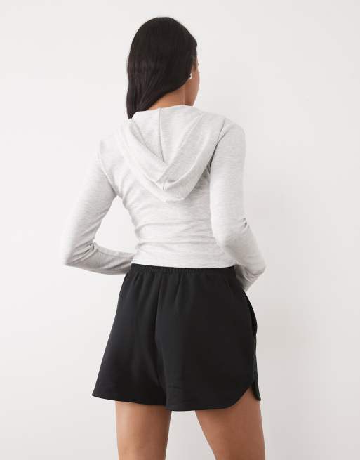 ASOS DESIGN - Hardloopsweatshort in zwart, 4 van 5