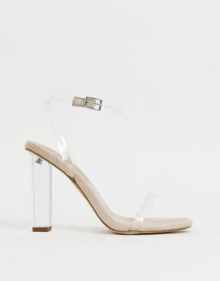 asos clear heel shoes