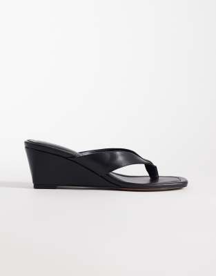  Harlow toe thong wedge sandals 