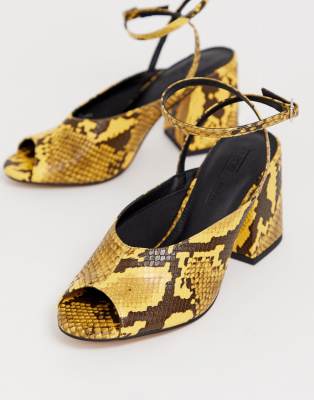 asos yellow shoes