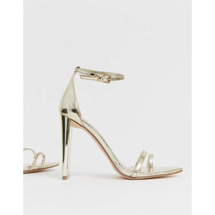 Harper gold ankle strap hot sale heels