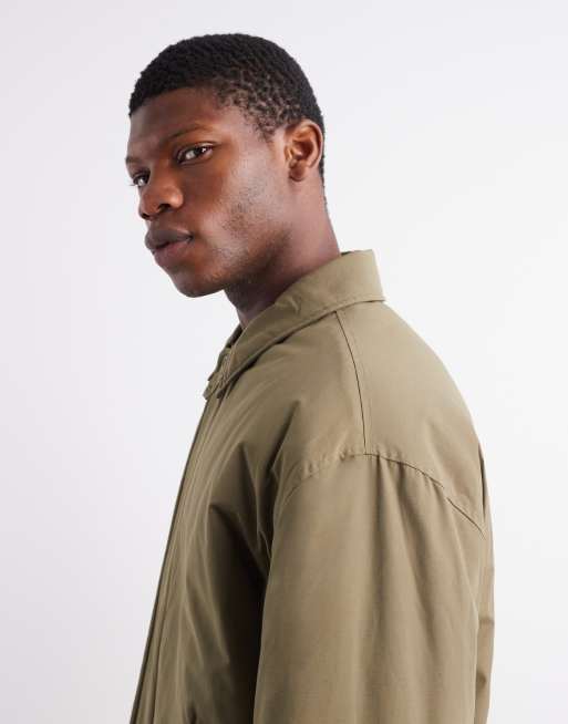 ASOS DESIGN - Harrington jack in kaki, 4 van 5