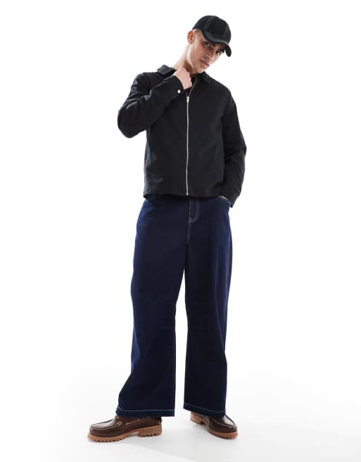 ASOS DESIGN - Harrington jack in zwart, 4 van 4