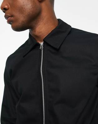 asos black harrington jacket