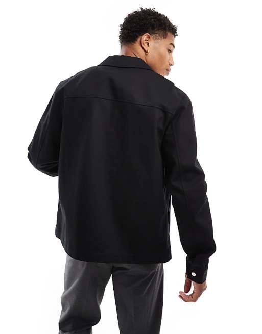 ASOS DESIGN harrington jacket in black | ASOS ASOS DESIGN harrington jacket in black | ASOS