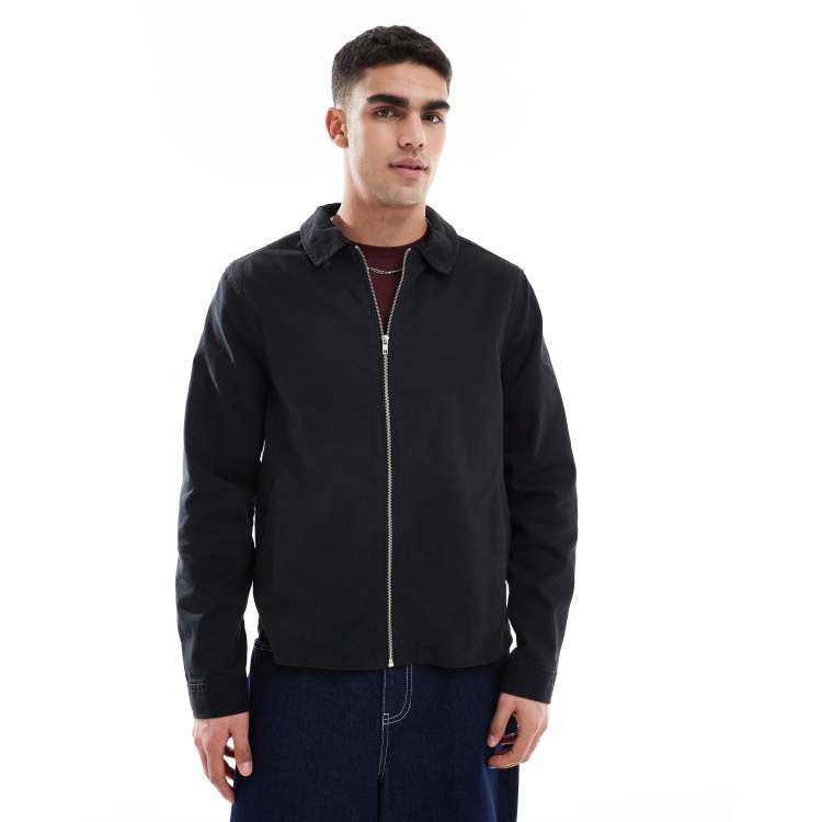 philme Harrington jacket black サイズ2 philme Harrington jacket black サイズ2 Plus Boxy Wool Look