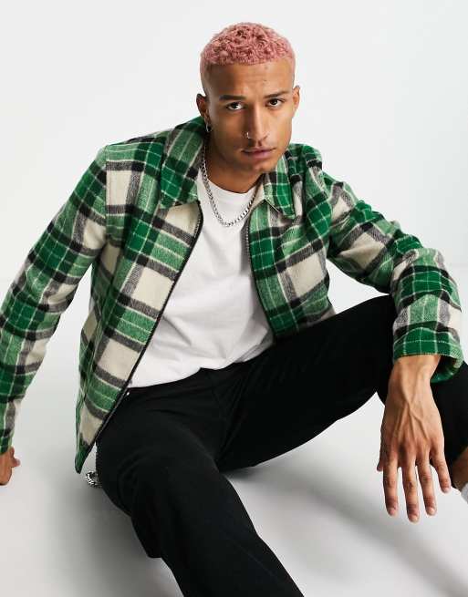 Asos on sale checked jacket