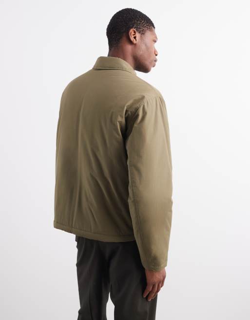 ASOS DESIGN harrington jacket in khaki, 3 of 5