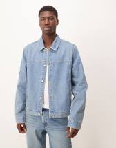 Vans McAvoy denim station jacket in washed blue