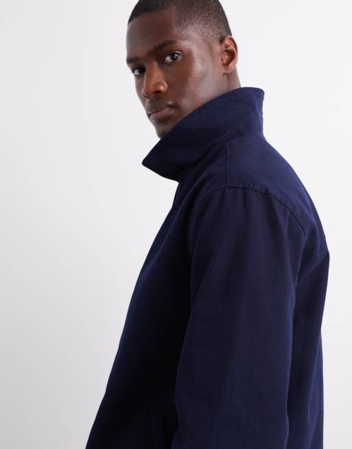 ASOS DESIGN - Harrington jack in marineblauw