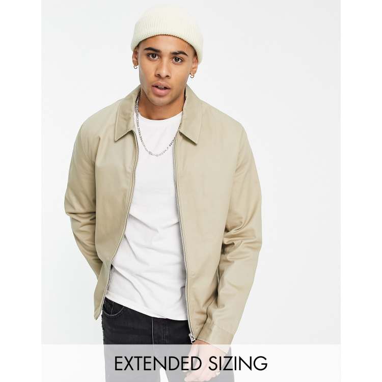 Asos design harrington on sale jacket