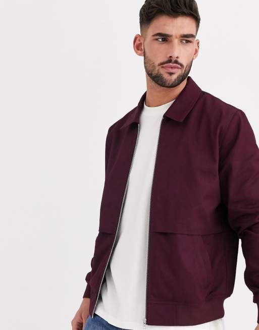 Asos 2025 burgundy jacket