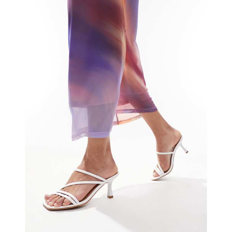 Asos hot sale heeled mules