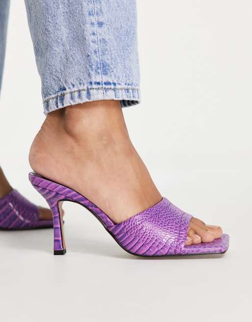 Asos hotsell purple heels