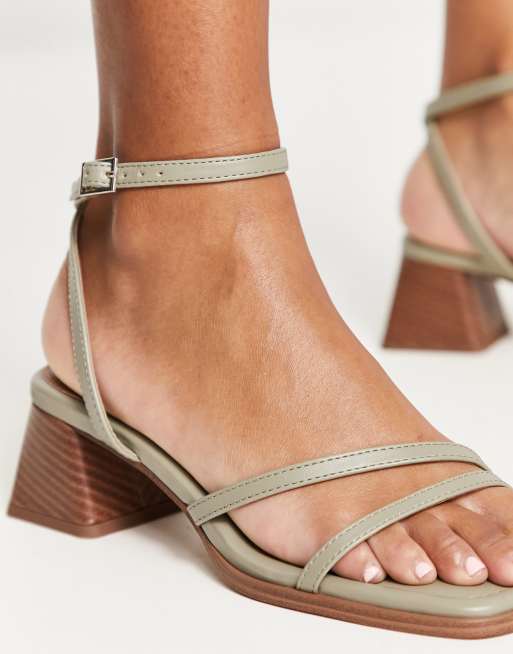 ASOS DESIGN - Hastings - Sandalen met halfhoge blokhak in saliegroen , 2 van 4
