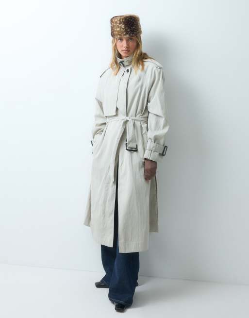 ASOS DESIGN hat i imiteret pels med hjortemønster, 3 af 4