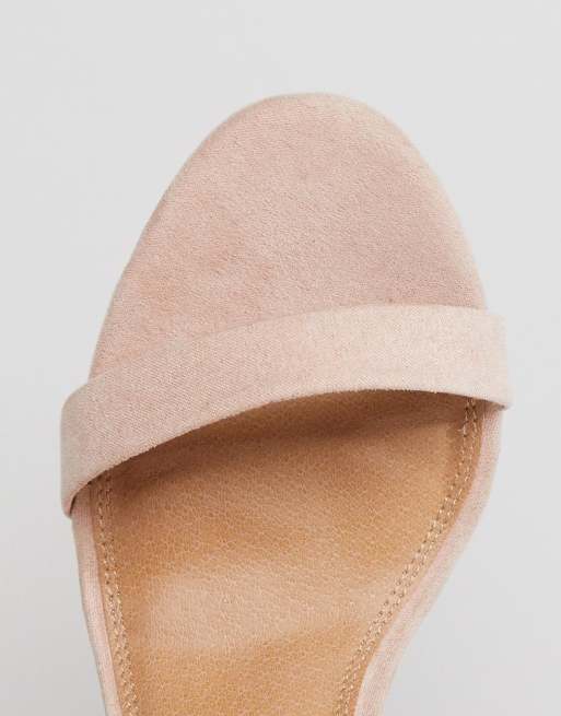 ASOS DESIGN - Hatty - Sandali con tacco effetto nudo, 3 di 4