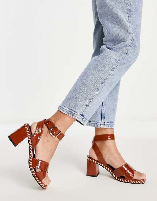 Asos tan outlet heels