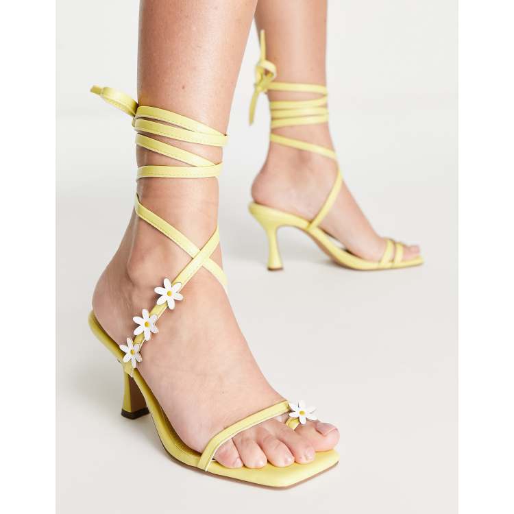 Yellow heels best sale for sale