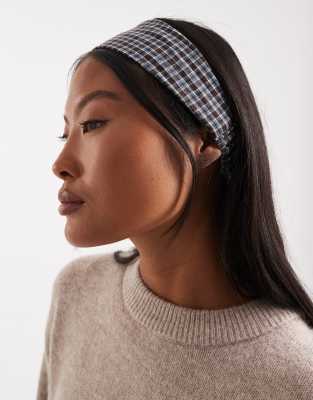 Asos Design Headband In Blue