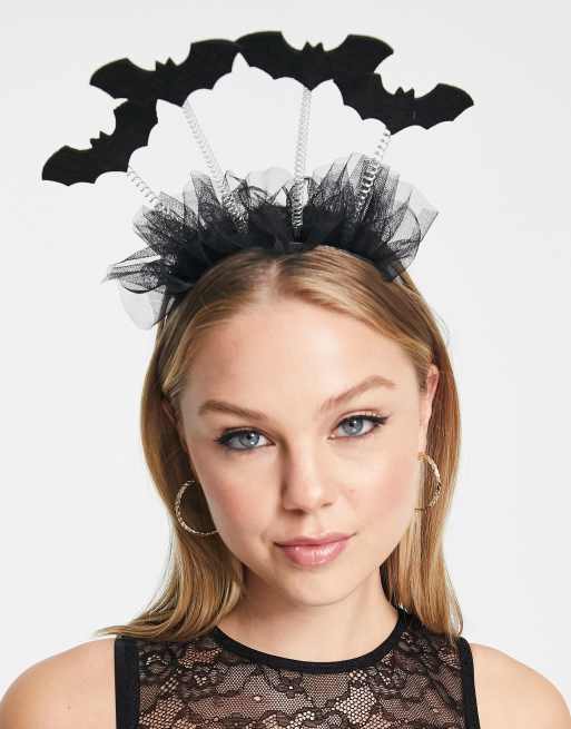 ASOS DESIGN headband with bat boppers