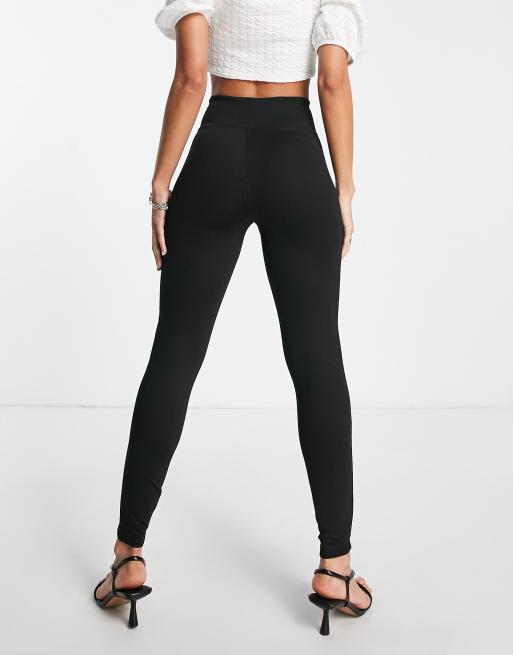 Thick black sale high waisted leggings