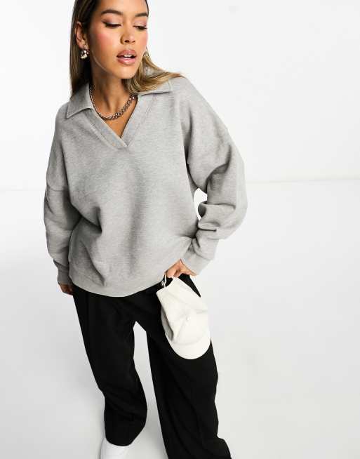Grey sweatshirt asos hot sale