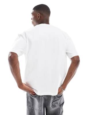 Asos Design Heavyweight 2 Pack Oversized T-shirts In White