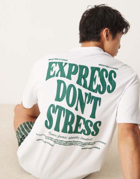 ASOS DESIGN heavyweight 240gsm relaxed fit T-shirt with puff print detail in white - view 1